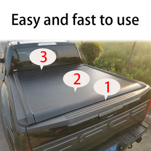 Tapa de persiana enrollable manual de alta calidad, accesorios de coche, cubierta retráctil de pastilla para Ranger <span class=keywords><strong>Hilux</strong></span> - Product Image 4