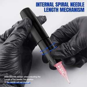 Logo privé Mini Elf PMU Machine 2.5mm coups longueur affichage intelligent puissant moteur pistolet de tatouage pour les lèvres rougissant Flutter sourcils - Product Image 3