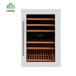 Pour Candor JC-130A2EQ Réfrigérateur <span class=keywords><strong>à</strong></span> <span class=keywords><strong>vin</strong></span> double zone de 48 bouteilles Compresseur électrique <span class=keywords><strong>Cave</strong></span> <span class=keywords><strong>à</strong></span> <span class=keywords><strong>vin</strong></span> intégrée pour usage domestique ou extérieur - Product Image 2