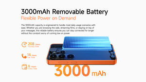 สมาร์ทโฟน Ulefone Note 22 Mini รุ่น 3GB+32GB หน้าจอขนาดเล็ก 5.0 นิ้ว แบตเตอรี่ 3000mAh ระบบปฏิบัติการ Android 16 ช่องเสียบหูฟัง 3.5 มม. แถมฟรีเคสโทรศัพท์ TPU - Product Image 6