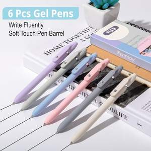 Morandi ปากกาสีแบบกดย้อนยุคปากกาสีกลางแบบข้ามพรมแดนปากกาแปรงสำหรับนักเรียนออฟฟิศยอดนิยม - Product Image 2