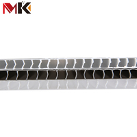 Découpe personnalisée Plastique PP ondulé cannelé polypropylène feuille de panneau creux gris givré 5mm couverture de construction pour plancher