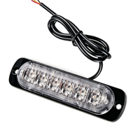 Feux de signalisation d'urgence Led Soul 6W LED 12-24V IP65 pour camion, montage latéral, boîtier en alliage d'aluminium, 18 modes stroboscopiques, multicolores