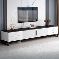 Meuble TV design moderne Meuble TV en bois et table basse Ensemble de luxe pour la maison Meubles de salon