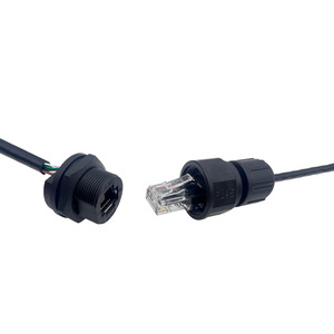 RJ45 lá chắn kết nối mạng cat5e cat6A Bảng điều khiển gắn kết khung gầm ổ cắm <span class=keywords><strong>Ethernet</strong></span> nối RJ45 Nam Nữ ổ cắm - Product Image 6