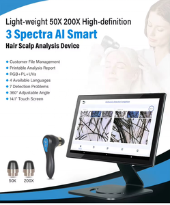 Rilevatore intelligente del cuoio capelluto con Touch Screen per la prevenzione della perdita di capelli e l'analisi del cuoio capelluto policistico-: "capelli tutto in uno - Product Image 4