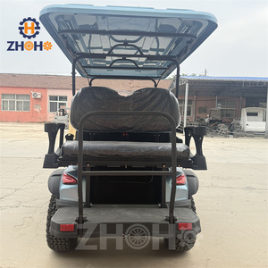 Carrito de Golf Eléctrico de 4 Ruedas y 4000W con Doble Asiento y Techo, Cómodo para la Ciudad, Carro de Golf, Buggy de Golf, Club Car - Product Image 3