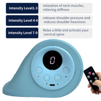 Oreiller de massage du cou sans fil Ems Electric Pulse avec chaleur Cervical Neck Acupuncture Massage Télécommande