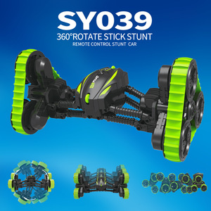 2024 mới ngoài trời đồ chơi 2.4G 4WD RC diễn viên đóng thế xe Crawler + Bánh xe 360 độ xoay RC xe - Product Image 3