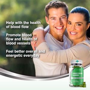 OEM 뜨거운 판매 유기농 은행 나무 <span class=keywords><strong>biloba</strong></span> 잎 추출물 120mg 뇌 부스트 혈액 순환에 대 한 은행 나무 <span class=keywords><strong>biloba</strong></span> 구미 - Product Image 5