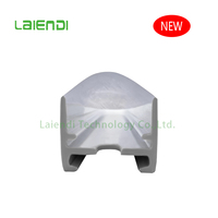 Accessoires d'abat-jour à lentille LED Modern Line avec diffuseur d'opale en extrusion PC/plastique résistant aux UV IP65 étanche blanc