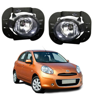 Fari Fendinebbia Anteriori per Nissan K13 March <span class=keywords><strong>Micra</strong></span> 2010 2011 2012 con Interruttore e Cablaggio - Product Image 1