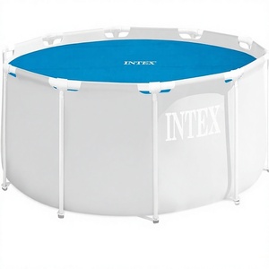 Couverture solaire <span class=keywords><strong>INTEX</strong></span> 28011E pour piscines Easy Set à structure métallique de 10 pieds – Isole l'eau, réduit l'évaporation et les débris - Product Image 1