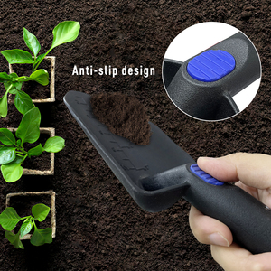 ชุดเครื่องมือทำสวนแบบใช้มือ2ชิ้นพลั่วพลาสติกเกรดอุตสาหกรรมคราดขนาดเล็กและเกรียงสำหรับอุปกรณ์ทำสวนดอกไม้ - Product Image 2