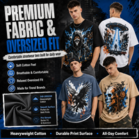 T-shirt à col rond tendance pour jeunes, style urbain hip-hop, t-shirt doux et respirant pour les activités quotidiennes en plein air