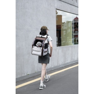 Casual Pet <b>Backpack</b> Lightweight Dog Carrier And <b>Cat</b> Travel Bag For Outdoor Use And Easy Storage - Product Image 2
