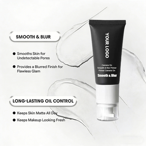 Logo personnalisé <span class=keywords><strong>pour</strong></span> tous types de peau, base de maquillage hydratante douce <span class=keywords><strong>pour</strong></span> le <span class=keywords><strong>visage</strong></span>, 3 couleurs, fini mat, ouverture de l'objectif, <span class=keywords><strong>pour</strong></span> des pores invisibles et lisses - Product Image 5