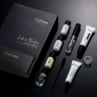 Kit de lifting des cils Gollee Keratin, système de lifting semi-permanent des cils et des sourcils pour salon, kit de lifting des cils coréen professionnel