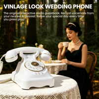 Téléphone Livre d'Or Audio Prix Usine avec Message Vocal pour Mariages, Événements, Location et Vente en Gros Direct Usine