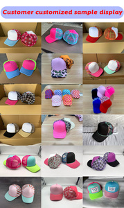 5 Bảng điều chỉnh màu đen và trắng chạy bộ xương bọt in dây sọ lưới trucker Mũ Snapback bán buôn với biểu tượng tùy chỉnh - Product Image 6