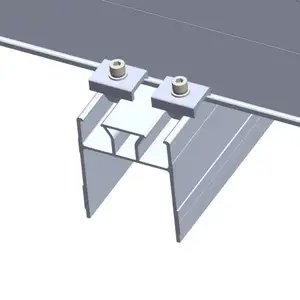 Sistema de montagem solar para garagem fotovoltaica HF de design moderno
