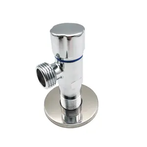 Adjust water pressure DN15 1/2 stop 1/2 brass angle valve for bathroom