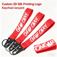 Llavero Personalizado con Logotipo Impreso en Serigrafía 3D para Artículos Promocionales Corporativos, Cordón para Equipamiento Deportivo, Regalo Promocional