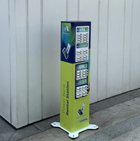 Estación de Alquiler de Baterías Portátiles Y2 Power EXO de 32 Ranuras, 4G IoT, Batería Portátil de 6000 mAh, Kiosco de Carga Compartida de Autoservicio con Alquiler por Código QR