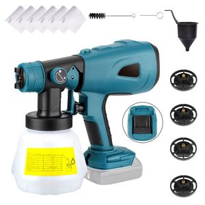 Pulvérisateur de peinture sans fil de remplacement pour batterie <span class=keywords><strong>Milwaukee</strong></span> 20V Max, pulvérisateur de peinture électrique à main avec récipient de 1000ml pour la maison - Product Image 1