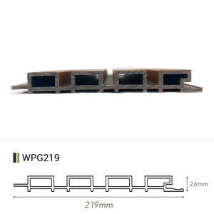 Dễ dàng cài đặt <span class=keywords><strong>WPC</strong></span> bên ngoài bức tường Bảng điều khiển không thấm nước chống UV bên ngoài bức tường siding - Product Image 2