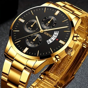 1 montre-bracelet à quartz en acier inoxydable pour homme, une montre tendance pour les affaires à un prix abordable - Product Image 5