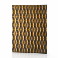 Plaque en acier inoxydable martelé et embossé, motif panier tressé personnalisé, finition bronze antique, anti-corrosion, style moderne rétro pour intérieur