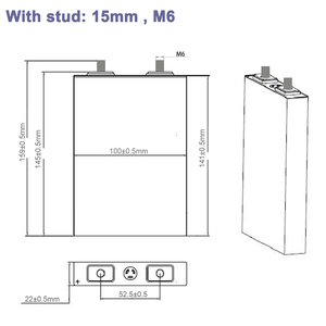 EV gotion 6000 chu kỳ Prismatic BATTERIE LFP <span class=keywords><strong>Lithium</strong></span> 3.2V 4.2ah 7Ah 23ah 27ah 32ah 40AH 50Ah 3.2V <span class=keywords><strong>30Ah</strong></span> LiFePO4 pin di động - Product Image 5