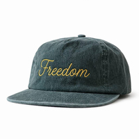 Gorras Deportivas de 5 Paneles para Hombre al por Mayor, Gorras de Lona de Algodón con Bordado Personalizado BSCI, Gorras Snapback de Perfil Bajo Sin Estructura