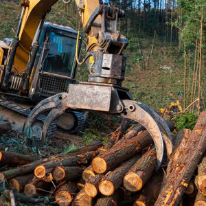 Pinza Hidráulica Giratoria para Madera XUVOL, Pinzas para Troncos para Excavadora 135 - Product Image 2