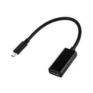 Type C To DisplayPort Adapter Support 4K USB C To HDTV Male To Female Converter
