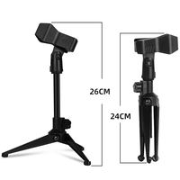 Trépied de bureau réglable Portable OEM L6, support de trépied plat tout en plastique pour Microphone