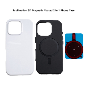 Ốp điện thoại <span class=keywords><strong>iPhone</strong></span> 16 Series, thiết kế tùy chỉnh, phủ lớp phủ 3D, in chuyển nhiệt, nam châm, 2 trong 1, bề mặt mờ bóng - Product Image 2