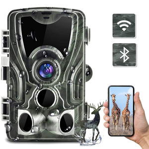 Caméra de chasse WiFi 801Plus avec capteur CMOS, écran 2,7 pouces, 36MP, 1080P, sans fil, avec télécommande via application pour la chasse et la surveillance de la faune - Product Image 1