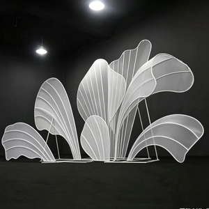 Wedding Decor <b>Backdrop</b> <b>Stand</b> White Petal Metal Frame for Event & Outdoor Party made in china - Product Image 5