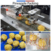 500-700kg/uur Aangepaste fruitproductielijn motor voor wassen, snijden, drogen, sorteren en verpakken van baby-ananas/fruit