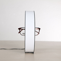 Vente en gros de présentoir créatif pour lunettes à lévitation magnétique, éclairage LED, présentoir rotatif pour lunettes de soleil