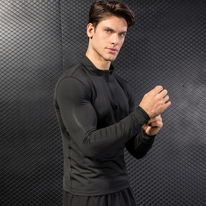 Chemises de sport pour l'automne et l'hiver, idéales pour la course à pied et l'entraînement. Manches longues, <span class=keywords><strong>col</strong></span> montant, séchage rapide - Product Image 3