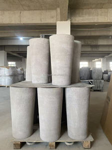 Pots de fleurs en fibro-ciment de style européen, prix d'usine en gros, design unique de pot de plante en béton - Product Image 5