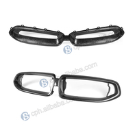 Grille de pare-chocs avant en fibre de carbone sèche noire personnalisée pour BMW M2 G42 M235i M240i Grille en carbone mise à niveau 2022 +