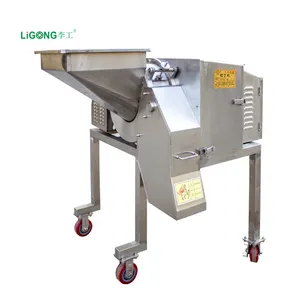 Ligong Automático Multifuncional Raíz Fruta Fresa Jengibre Patata Zanahoria Vegetal Dicer Máquina cortadora de verduras