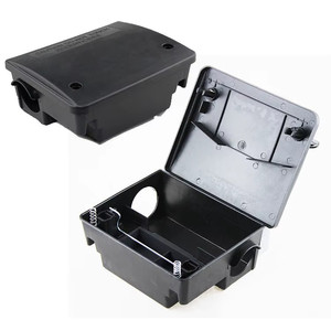 Lockable Rat Bait Station, Heavy Duty Plastic Rodent Trap Box with Key, Indoor Outdoor Pest Control - Product Image 2
