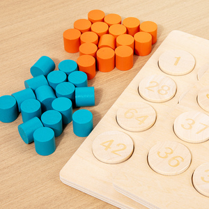 Ahşap Sayma Tahtası Matematik Manipülatifi Anaokulu Çocukları İçin Eğitici Oyuncaklar 3 4 5 Yaşındaki Erkek Kız Çocuklar İçin - Product Image 5