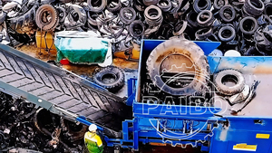 Broyeur de pneus mobile, broyeur de pneus de voiture, broyeur de caoutchouc, machine de recyclage du caoutchouc, briseur de caoutchouc, hacheuse de pneus mobile - Product Image 6