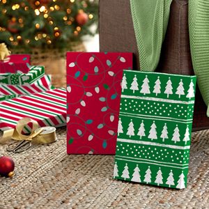 <b>Christmas</b> Gift <b>Box</b> With Lid Ribbon Foldable Cardboard Rigid Paper <b>Box</b> Holiday Packaging for Gift and Craft - Product Image 1